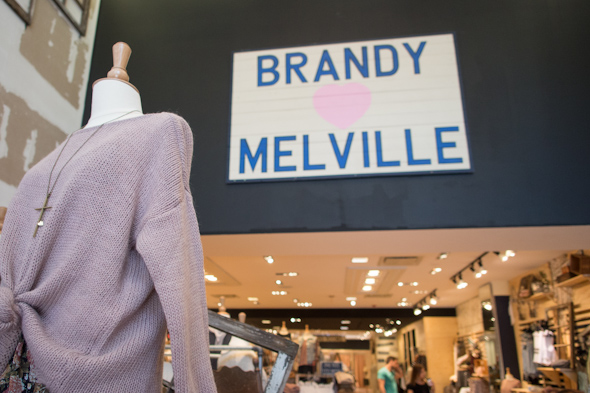 brandy melville store front