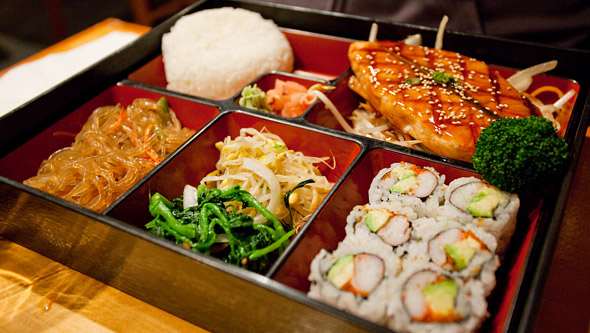 Salmon Bento Box #1