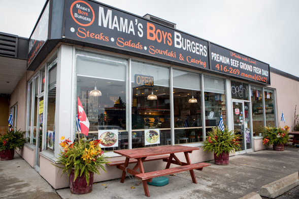 Mamas Boys Burgers Toronto