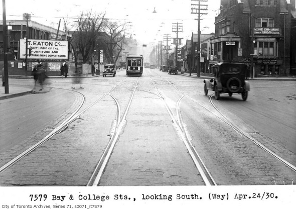 Bay and College - 1930