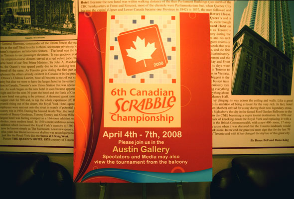 Canadian National Scrabble Championships in Toronto