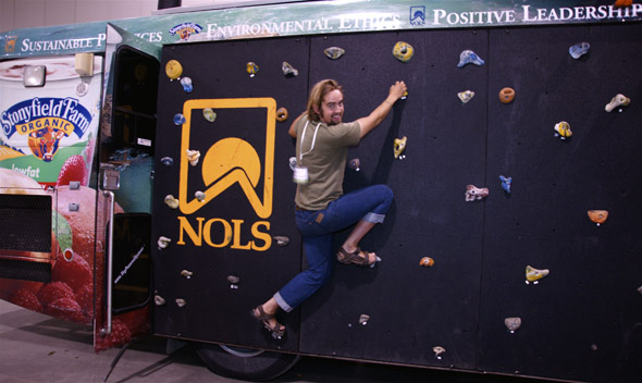 NOLS bus at The Green Living Show in Toronto