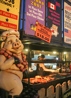Pig on Display at Ribfest