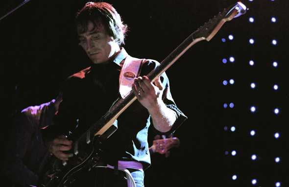 James' bassist Saul Davies at The Phoenix during a James concert in Toronto