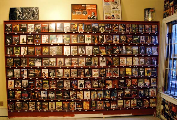 Eyesore Cinema video store opens in Toronto with a wall of videos