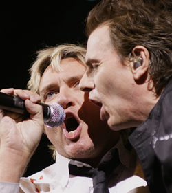 Duran Duran's Simon LeBon and John Taylor at the ACC in Toronto