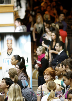 Canada's Next Top Model auditions in Toronto's Fairview Mall