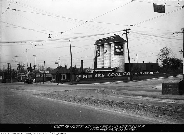 St. Clair and Caledonia in 1927