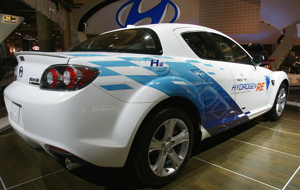 Mazda's RX-8 Hydrogen RE at the 2010 Canadian International AutoShow