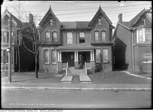 Glen Road homes image from Toronto Archive