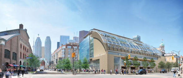 St Lawrence Market Redesign Green Concept Exterior
