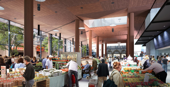 St Lawrence Market Redesign Yellow Concept Interior