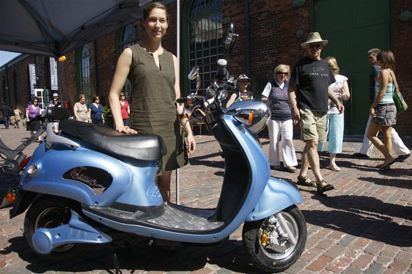 Eco-Wheels show at the Distillery District