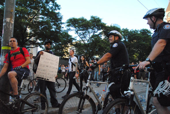 G20 protest police brutality