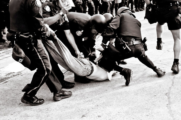 G20 police attack