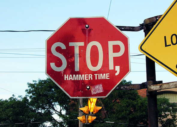 stop sign message