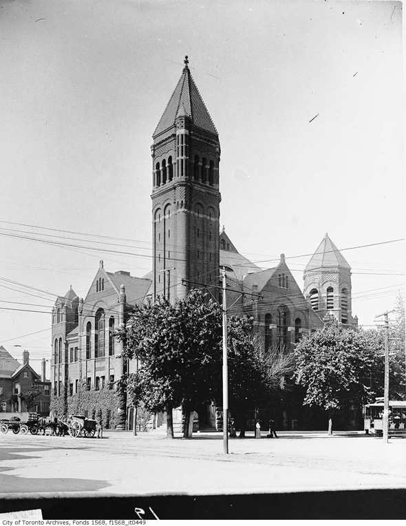 Broadway Methodist Tabernacle, College Street, Spadina Avenue, Toronto, 1910