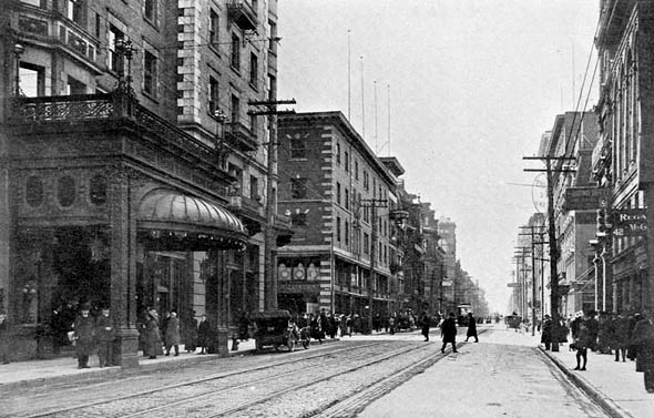 King Edward Hotel, King Street, Toronto, 1908