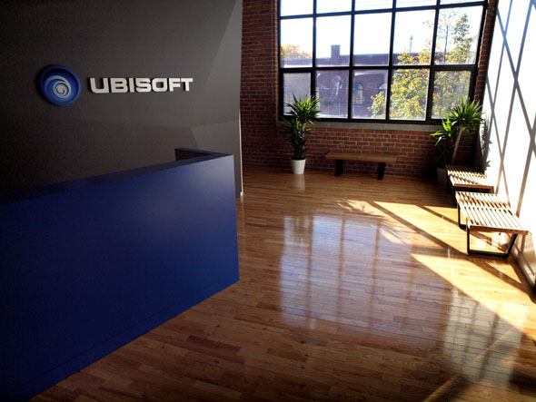 Reception area at Ubisoft Toronto