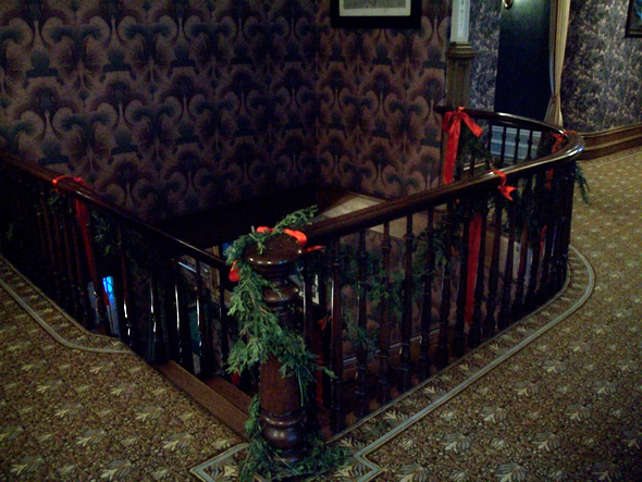 Toronto, 1920s, Christmas, the Austins, Spadina Museum: Historic House and Gardens, staircase