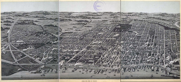 toronto map 1870