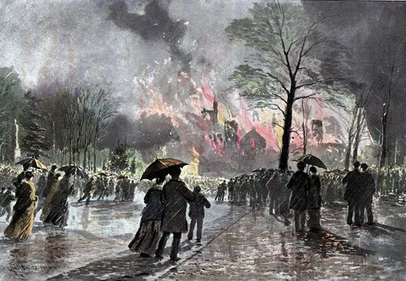 Toronto, University College, fire, Valentine's Day, 1890, nineteenth century