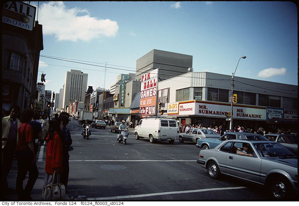 Yonge and Dundas Toronto 1970s