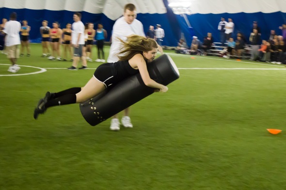 Ford makes the cut at Lingerie Football League tryouts