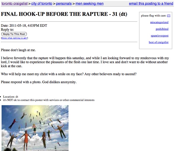 Rapture Hook up