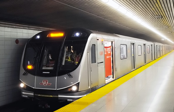 Toronto Rocket Subway Train TTC