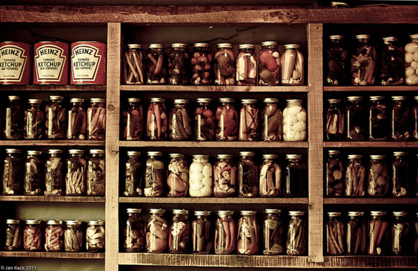 pickled, jars, preserved