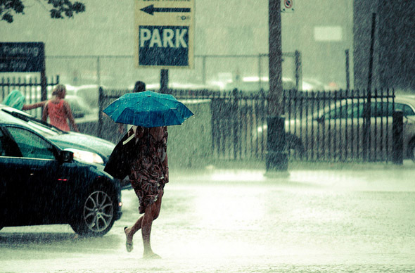 rain, storm, street