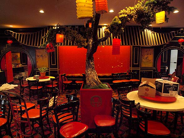 A view of China House's dining room, empty after 53 years
