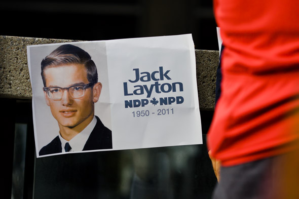Jack Layton Tribute Toronto