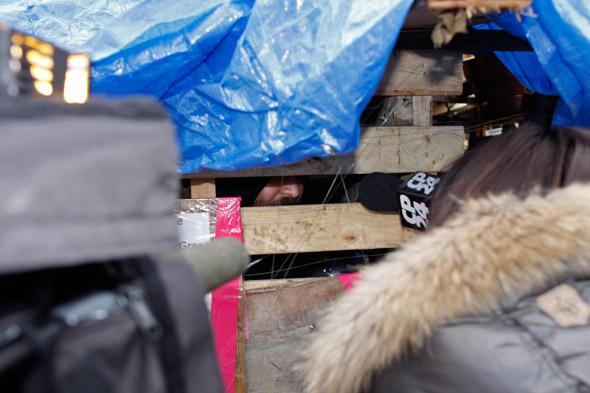 Occupy Toronto Barricade