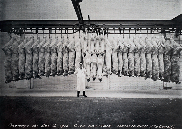What butcher shops used to look like in Toronto