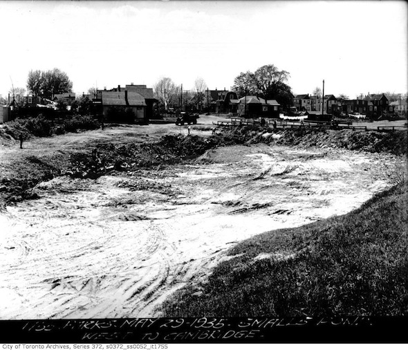 Smalls Pond Drained 1935