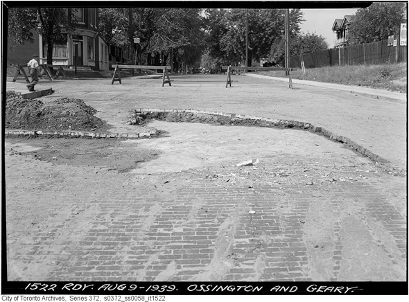 What Ossington Avenue used to look like in Toronto