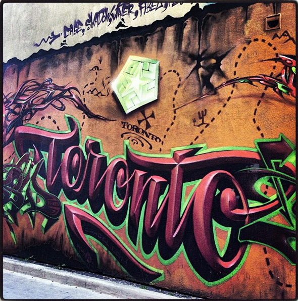 10 photos of street art in Toronto on Instagram - 590 x 596 jpeg 225kB