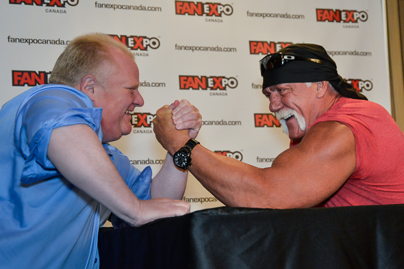 Rob Ford Wrestling Hulk Hogan