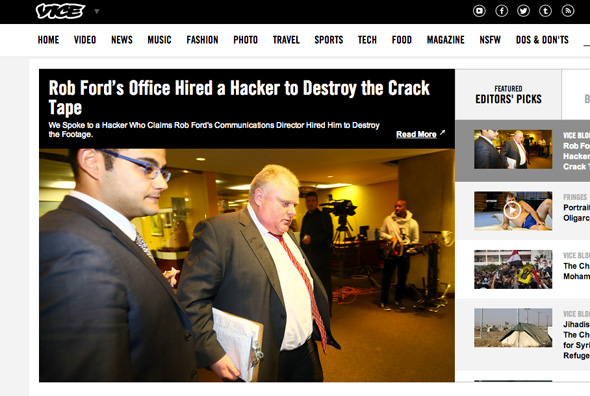 Rob ford website hacked #9