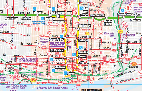 ttc transit map