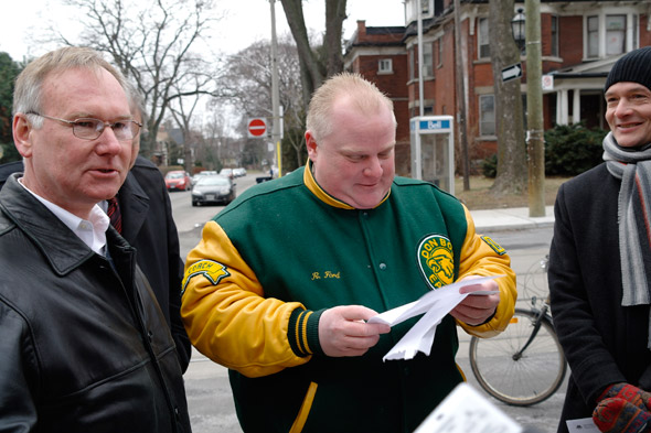 Rob ford and football player #8