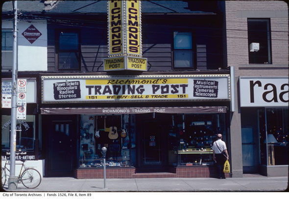 What Queen Street used to look like in the 1980s