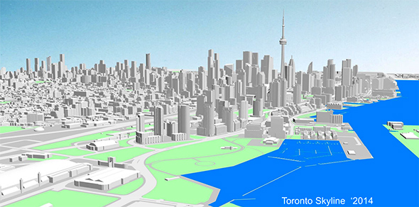 Toronto skyline 2014