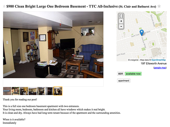 900 dollar apartment
