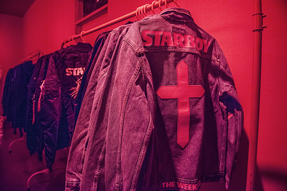 The Weeknd Red cross Starboy Hoodie - Custom City